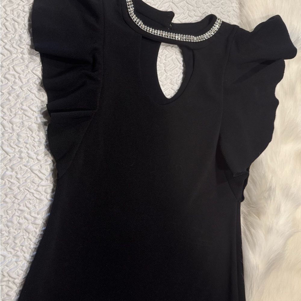 Elegant Black Bodycon Dress - Picture 5 of 13